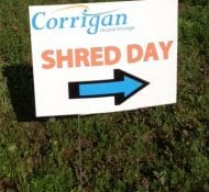 Corrigan Shred Day