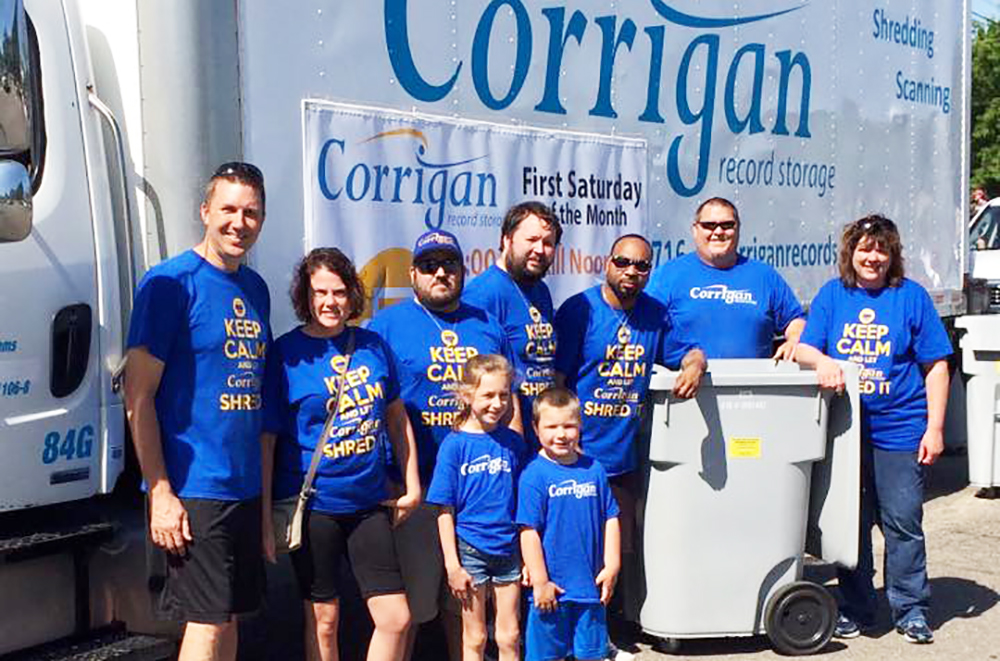 Corrigan Records Community Shred Day