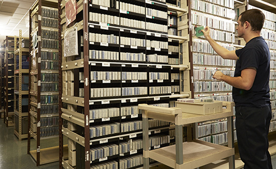 Vault storage at Corrigan for irreplaceable documents and media